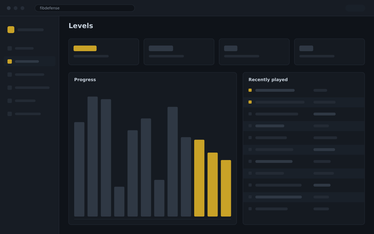 Level select across the hand-designed campaign