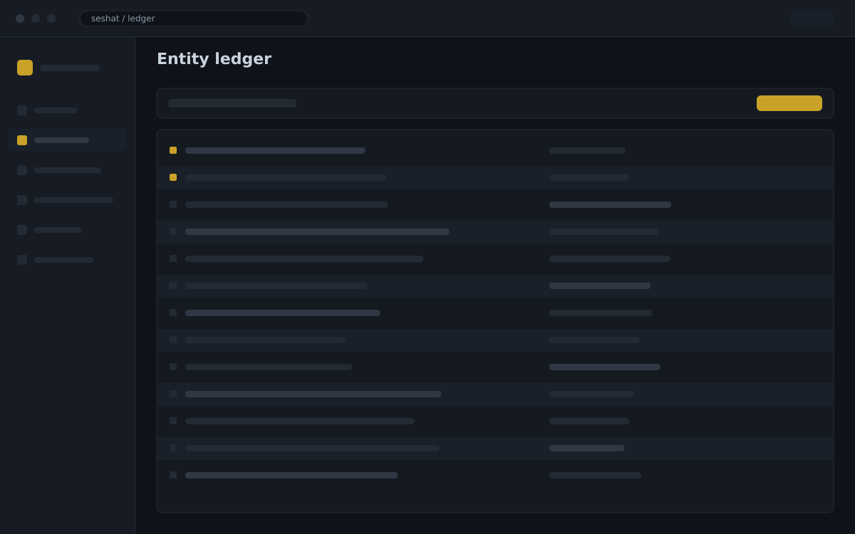 One entity's ledger, ready for the accountant